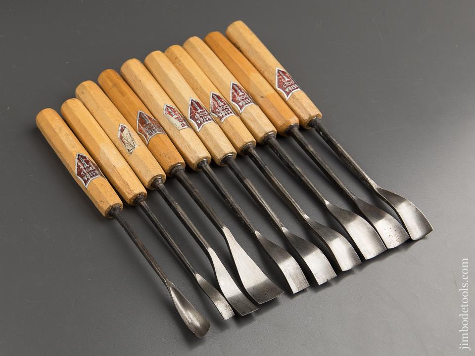 Ten BIG Spoon Gouges by DASTRA TOOLS with Decals - 88692