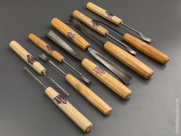 Dastra Gouges Stamp Ten DASTRA TOOLS Germany Vee Carving Gouges with Decals - 88693 – Jim ...