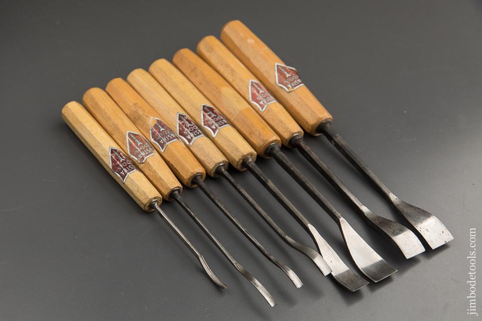 Eight DASTRA TOOLS Spoon Gouges with Decals - 88694