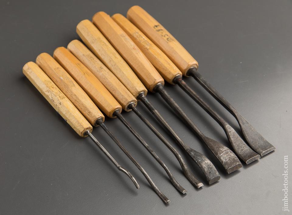 Dastra Gouges Stamp Eight DASTRA TOOLS Spoon Gouges with Decals - 88694 – Jim Bode Tools