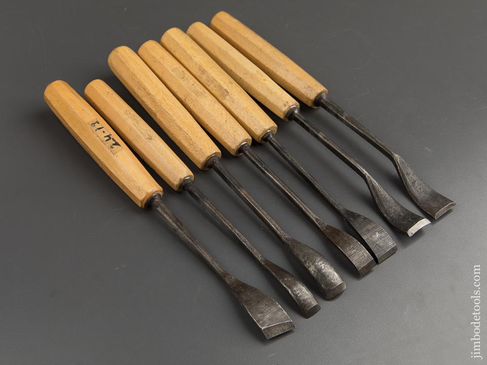 Seven BIG Spoon Gouges by DASTRA TOOLS with Decals - 88695