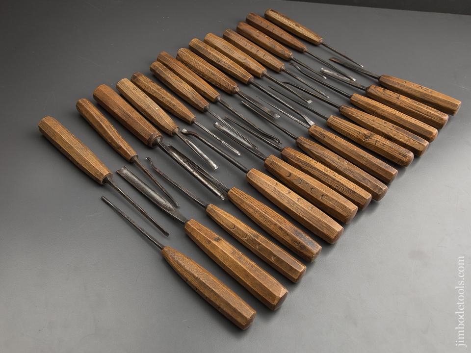 28 Good HERRING BROS Carving Chisels - 88729