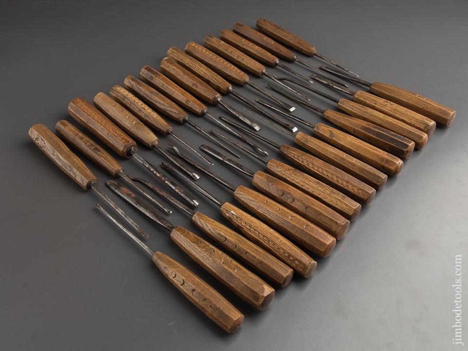 28 Good HERRING BROS Carving Chisels - 88729