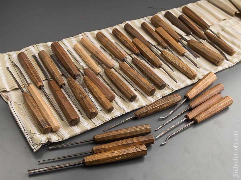 35 Good Carving Gouges in Roll - 88730