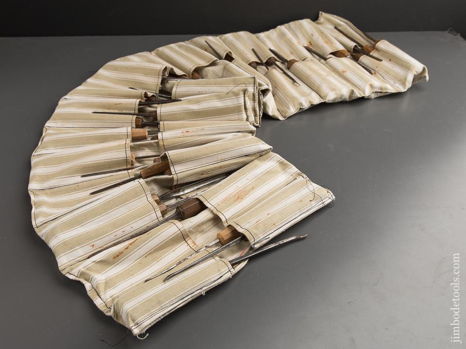 35 Good Carving Gouges in Roll - 88730