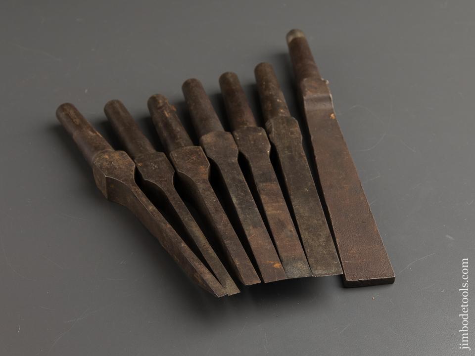 RARE Set of Seven Mortise Bits for Foot Powered Mortiser Machine - 88736