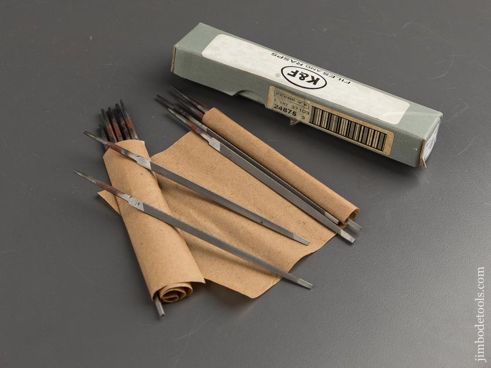 New! K&F Extra Slim Taper Four inch Saw Files for the Finest Saws BOX of Twelve - 88738M
