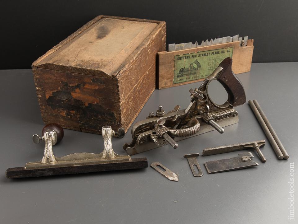 SUPER User STANLEY No. 45 Combination Plow Plane in ORIGINAL Box - 88766
