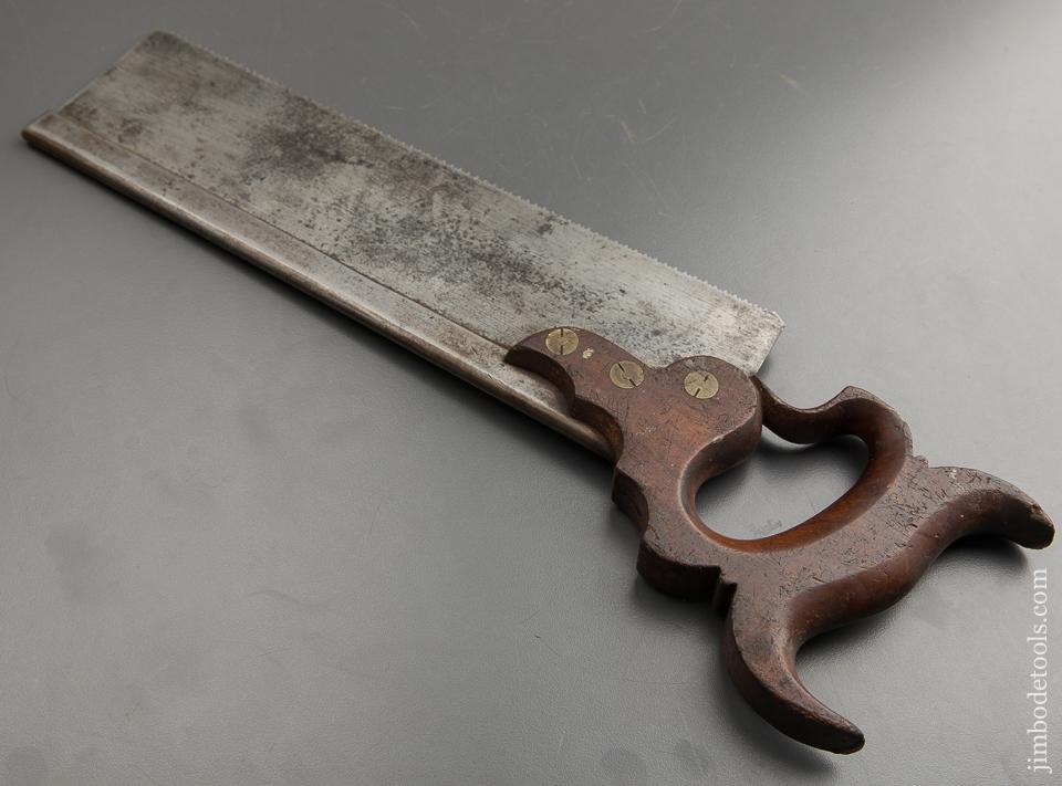 Very Rare! NORTON JEWETT & BUZBY NY Triple Cove Saw - 88767U