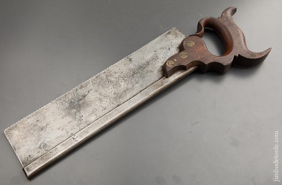 Very Rare! NORTON JEWETT & BUZBY NY Triple Cove Saw - 88767U