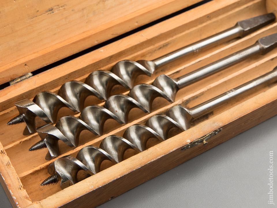 FINE & Complete Set of 13 RUSSELL JENNINGS Auger Bits in Original 3 Tiered Box - 88768