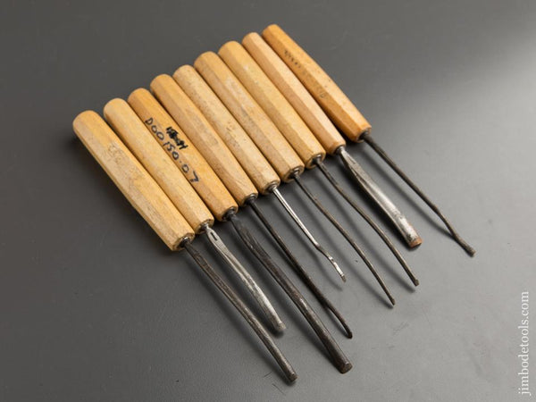 Nine DASTRA Germany Carving Gouges with Decals - 88809 – Jim Bode Tools