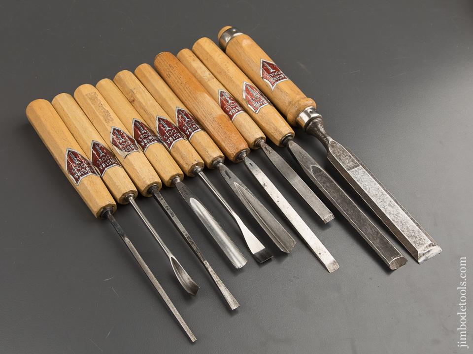 Ten DASTRA Carving Tools with Decals - 88826