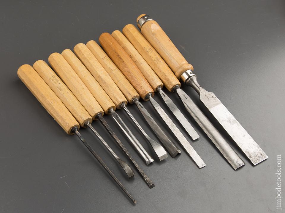 Ten DASTRA Carving Tools with Decals - 88826