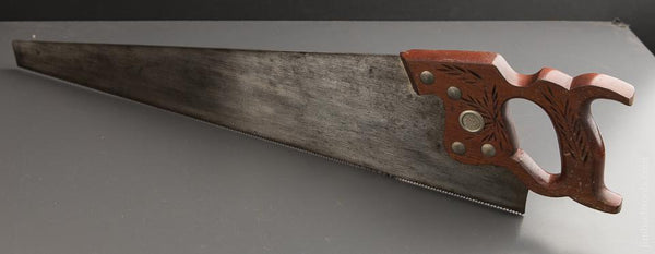 9 point 26 inch Crosscut DISSTON D12 Hand Saw with Mahogany Handle - 88838