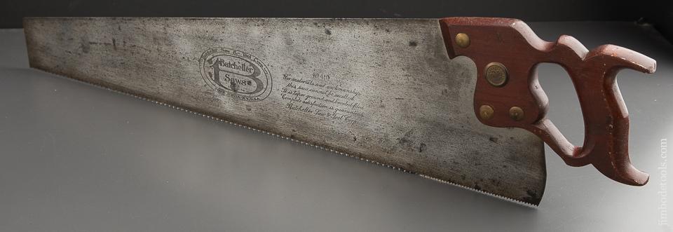 Extra Fine! 9 point 26 inch Crosscut BATCHELLER No. 410 Hand Saw - 88840
