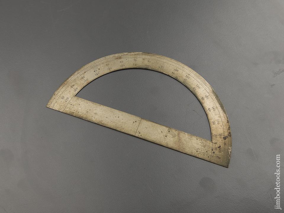 6 1/4 inch German Silver Protractor - 88846