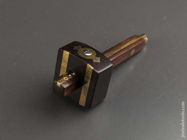 7 1/4 inch Rosewood & Brass Mortise Gauge - 88860
