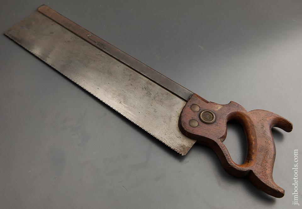12 point 14 inch Crosscut DISSTON JACKSON Back Saw = 88864