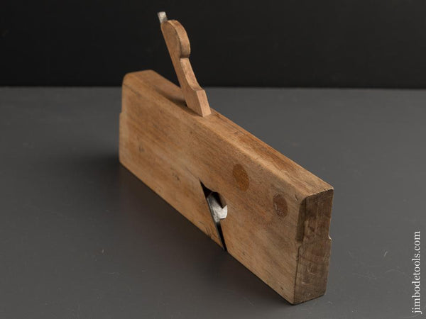 1 1/8 inch Skew Rabbet Plane by R. WELLS circa 1820-60 GOOD+ - 88931