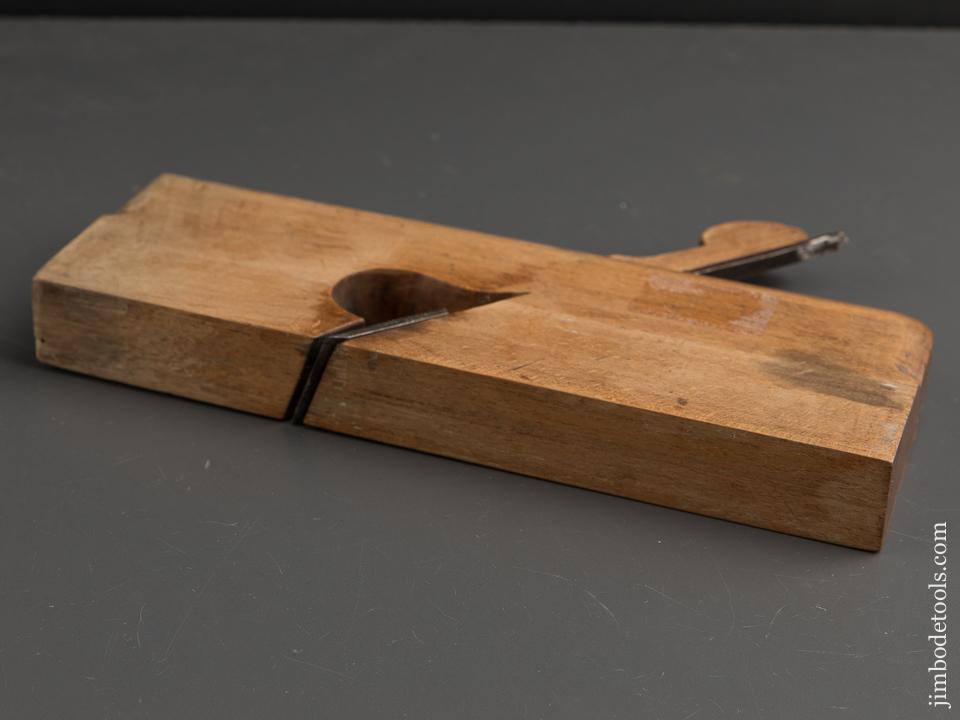 1 1/8 inch Skew Rabbet Plane by R. WELLS circa 1820-60 GOOD+ - 88931