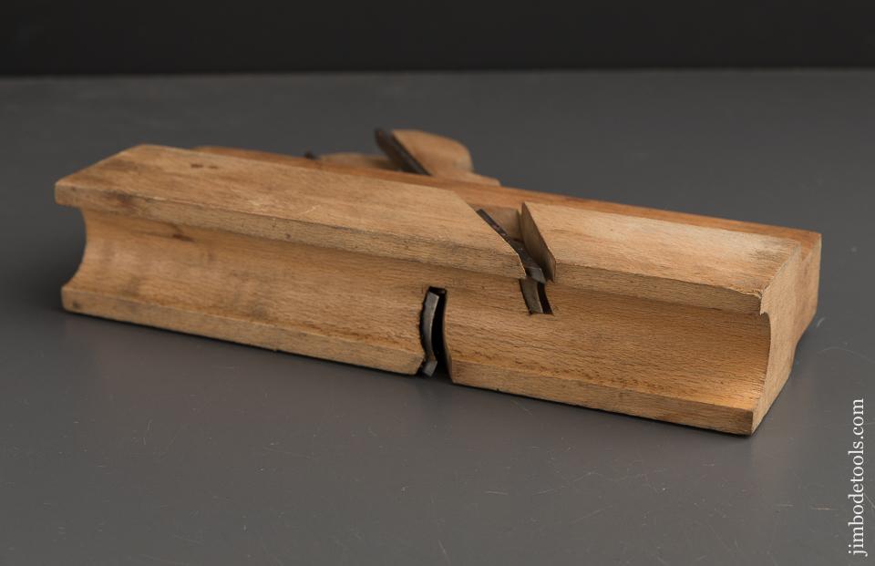 1 1/8 inch Double Iron Nosing Plane by OHIO TOOL CO circa 1851-1913 FINE - 88952