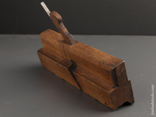 Ornate 1 5/8 inch Wide A. WALLACE DUNDEE Complex Moulding Plane circa 1824-58 GOOD - 88961