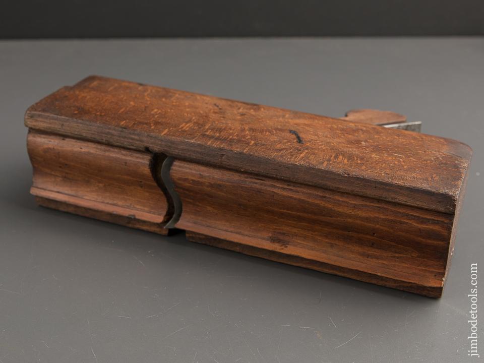 2 1/2 inch Wide Ogee Plane by A&E BALDWIN circa 1830-41 GOOD+ - 88965