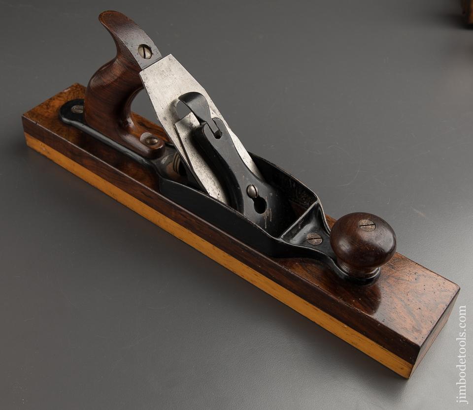 SPECTACULAR Solid Nut Split Body Rosewood/Boxwood STANLEY No. 27 Presentation Plane - EXCELSIOR 88970