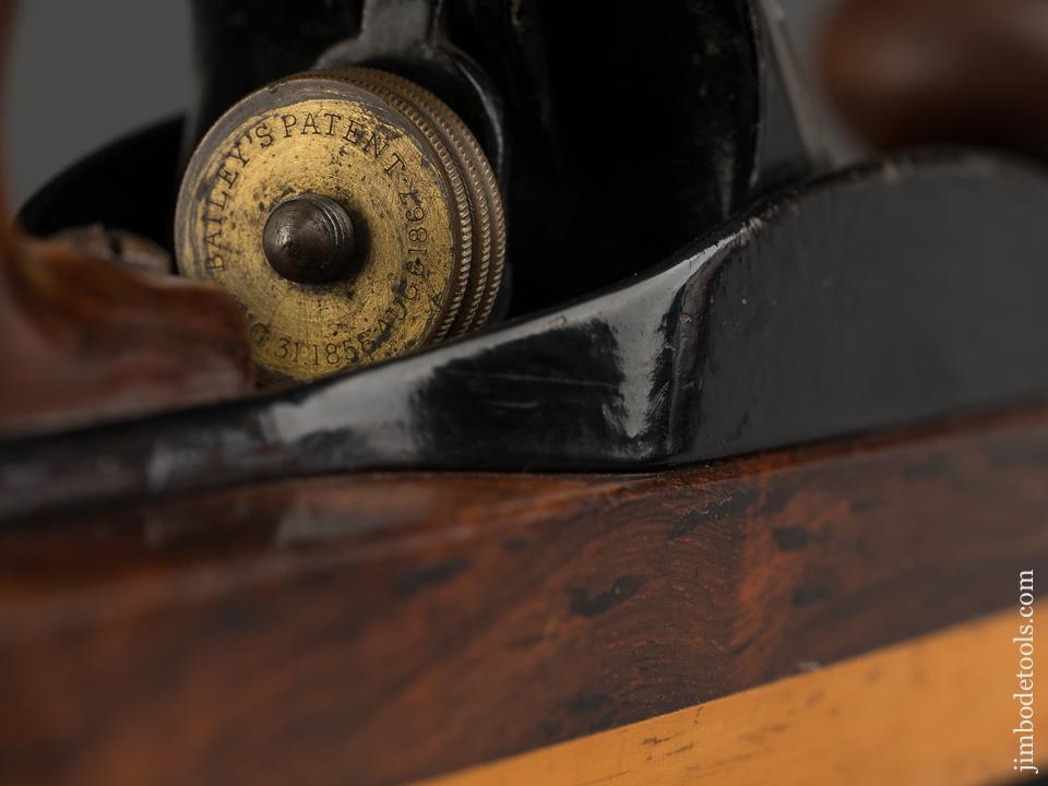 SPECTACULAR Solid Nut Split Body Rosewood/Boxwood STANLEY No. 27 Presentation Plane - EXCELSIOR 88970