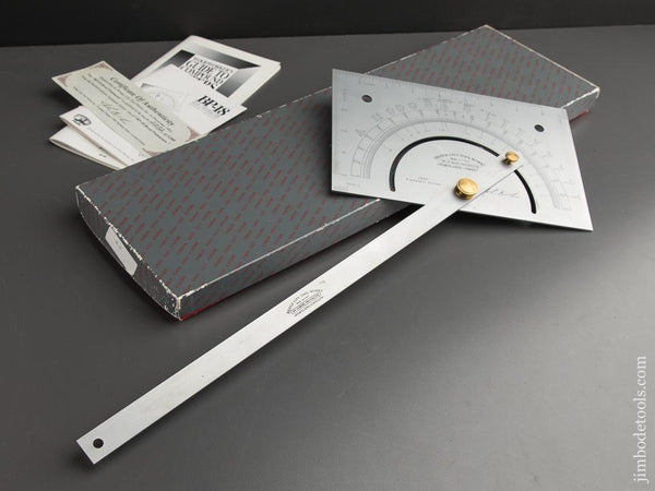 1992 BRIDGE CITY TOOL WORKS BP-18 Bevel Protractor in Original Box - 88982