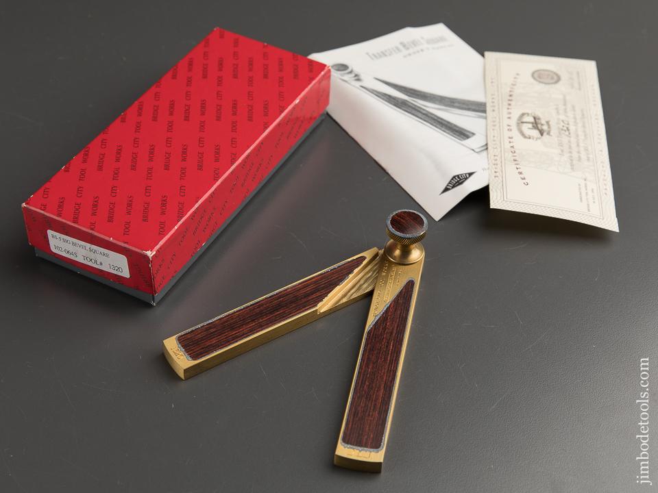 1994 BRIDGE CITY TOOL WORKS BS-5 Transfer Bevel Square in Original Box - 88987