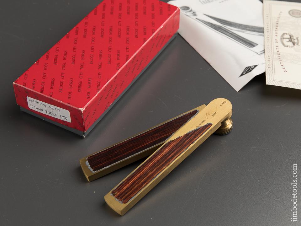 1994 BRIDGE CITY TOOL WORKS BS-5 Transfer Bevel Square in Original Box - 88987