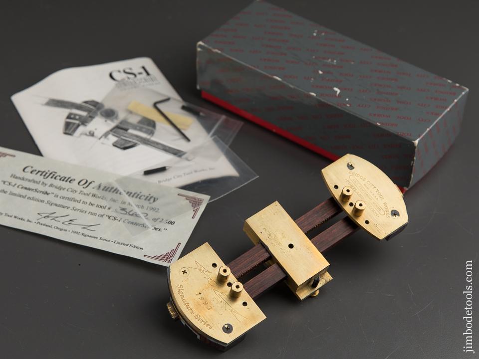 1992 BRIDGE CITY TOOL WORKS CS-1 Center Scribe in Original Box - 88988