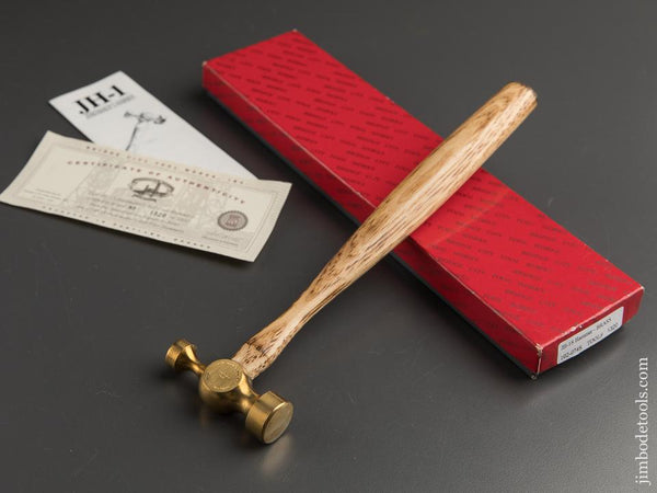 1995 BRIDGE CITY TOOL WORKS JH-1S Brass Hammer in Original Box - 88992