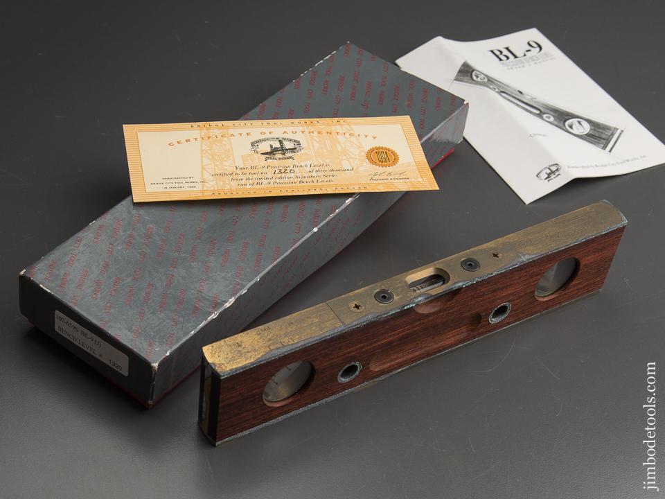 1994 BRIDGE CITY TOOL WORKS BL-9 Precision Bench Level in Original Box - 88995