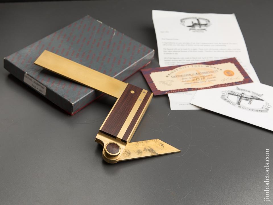 1993 BRIDGE CITY TOOL WORKS Rosewood Squevel in Original Box - 88998