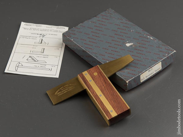BRIDGE CITY TOOL WORKS DS-2 Dovetail Square in Original Box - 89000