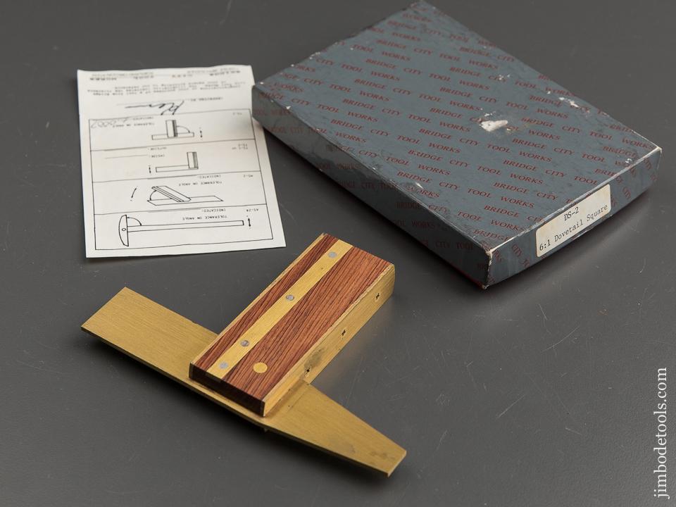 BRIDGE CITY TOOL WORKS DS-2 Dovetail Square in Original Box - 89000