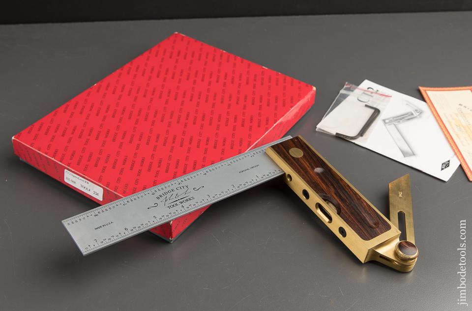 1994 BRIDGE CITY TOOL WORKS CT-2 Rosewood Squevel in Original Box - 89009