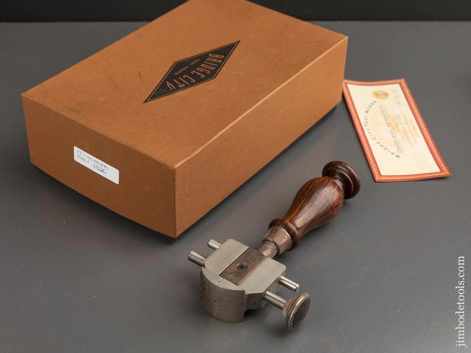 1997 BRIDGE CITY TOOL WORKS CT-5 Rosewood Hand Vise in Original Box - 89013