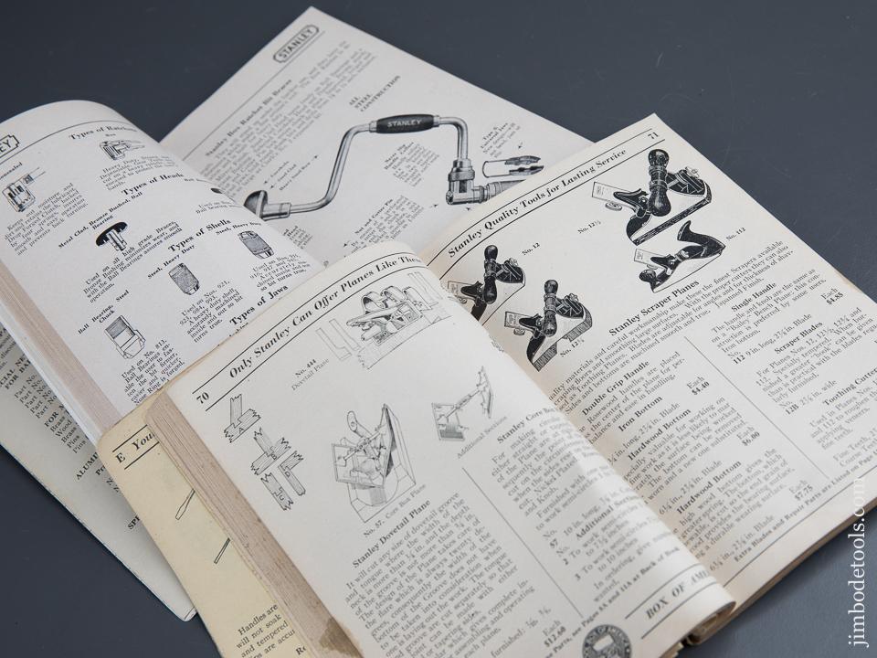 Two Books:  1936 and 1949 Original STANLEY No. 34 Catalogues - 89019