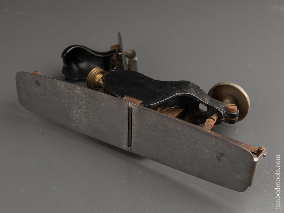 RARE Type 8A STANLEY No. 113 Circular Plane with Floral Cap! - 89043