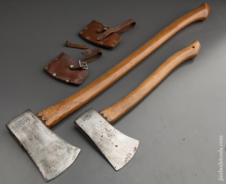 RARE Pair of MARBLES Axes with Sheaths - 89050