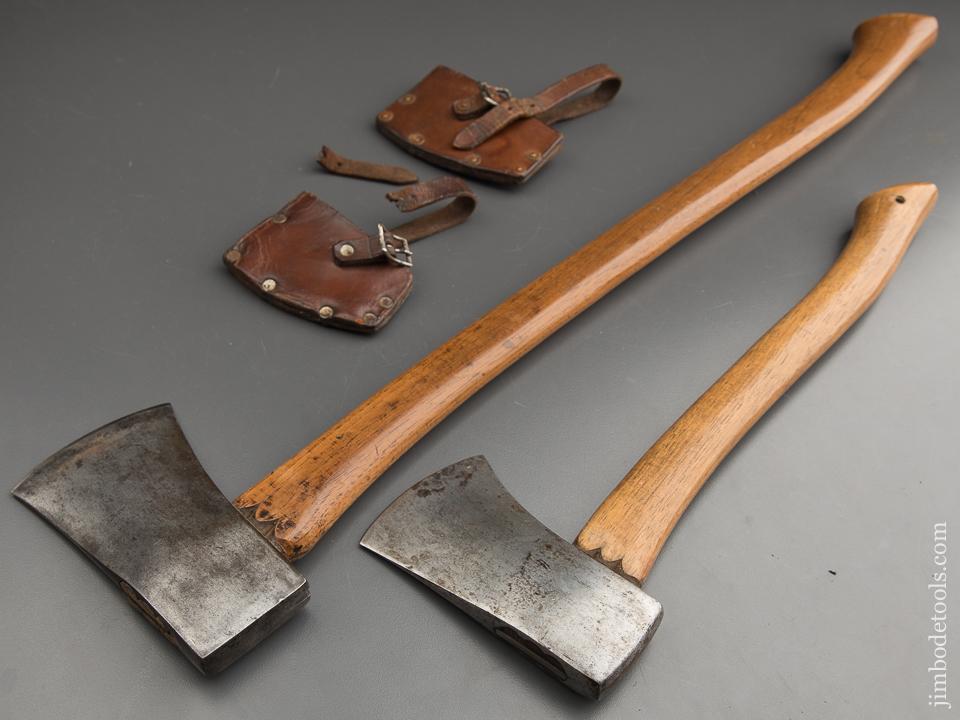 RARE Pair of MARBLES Axes with Sheaths - 89050