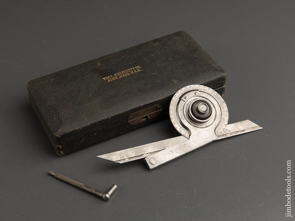 Seven inch STARRETT Protractor in Original Box - 89064