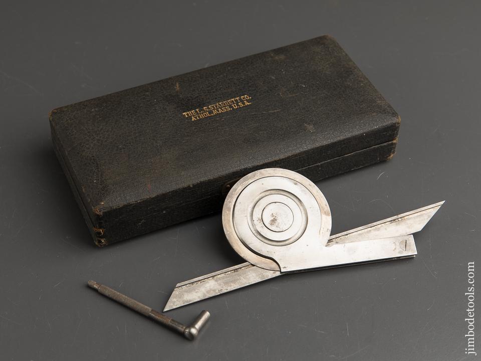 Seven inch STARRETT Protractor in Original Box - 89064