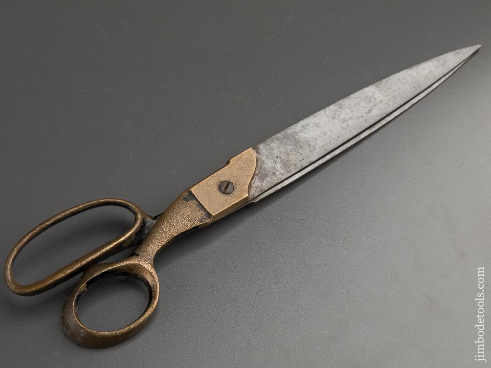 Thirteen Inch Brass Handled Shears - 89076
