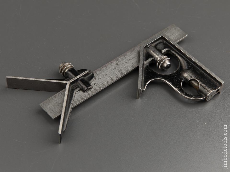 Six inch STARRETT Combination Square with Two STARRETT Heads - 89080