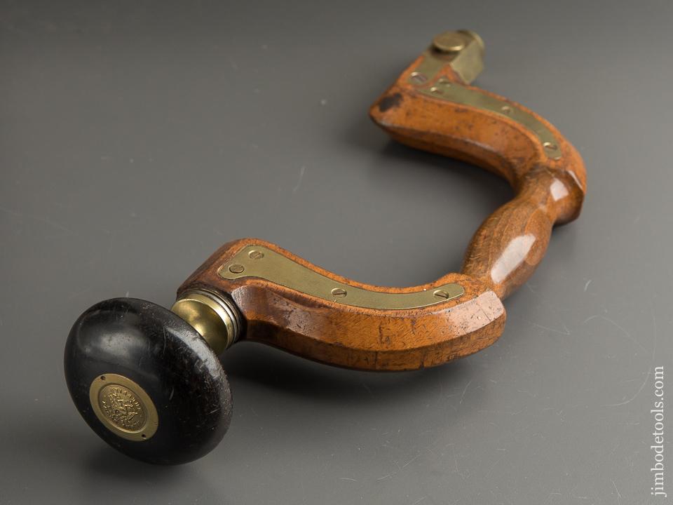 Lovely English HENRY BROWN SHEFFIELD Beech Plated Brace - 89096